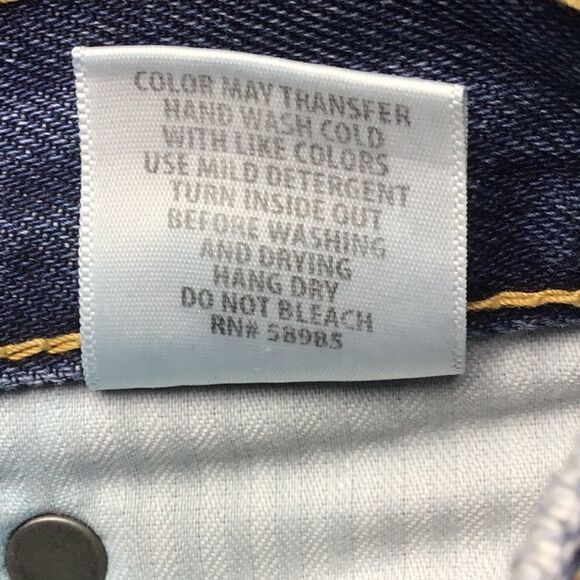 CARMAR Los Angeles Ursula Two-Toned High Waist Straight Leg Jeans size 28 - Picture 9 of 11